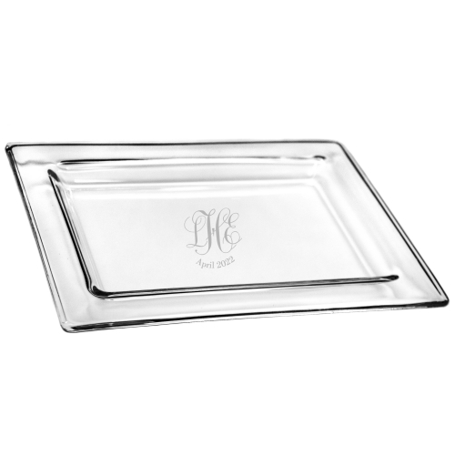 LVH Medium Glass Tray 10\ 9.6\ x 7.2\

















